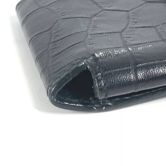 Auth SAINT LAURENT PARIS logo Cigarette case pouch Cigarette case Leather Black - Picture 4 of 13